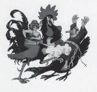 La Lutte finale, dessin de D. Dubucq, sign&eacute; du pseudonyme               Ashav&eacute;rus