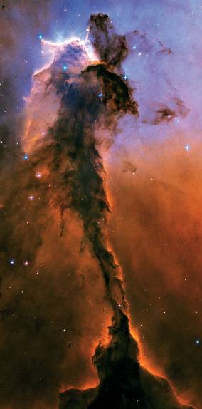 La N&eacute;buleuse de l&#146;Aigle. Photo prise par le satellite Hubble           &copy; STScl/NASA