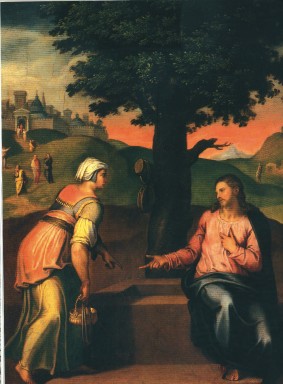 Marcello Venusti, Jésus et la Samaritaine. Pinacothèque nationale, Vienne (Autriche). Photo D.R.